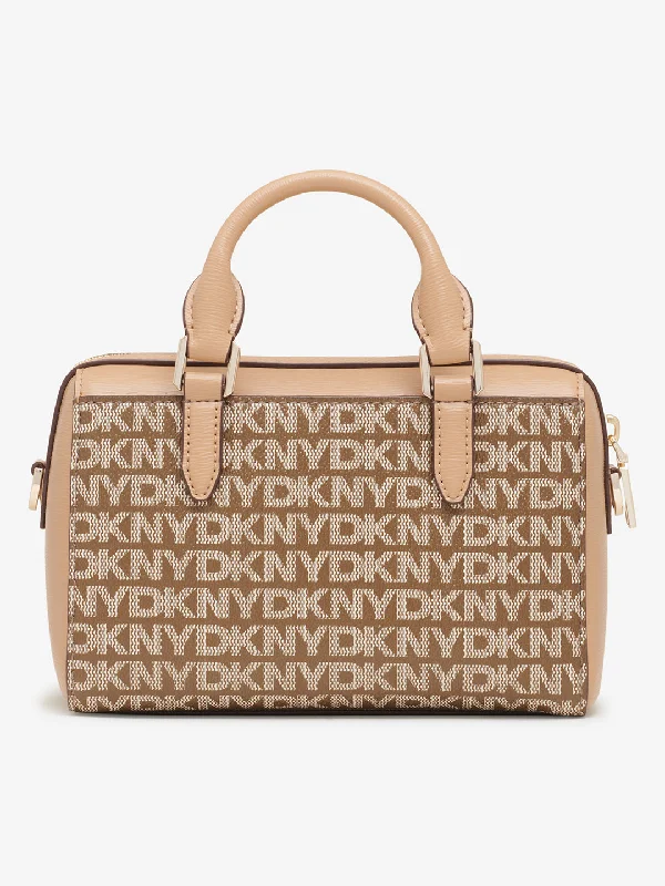 Dkny Women Brown Printed Handheld Bag