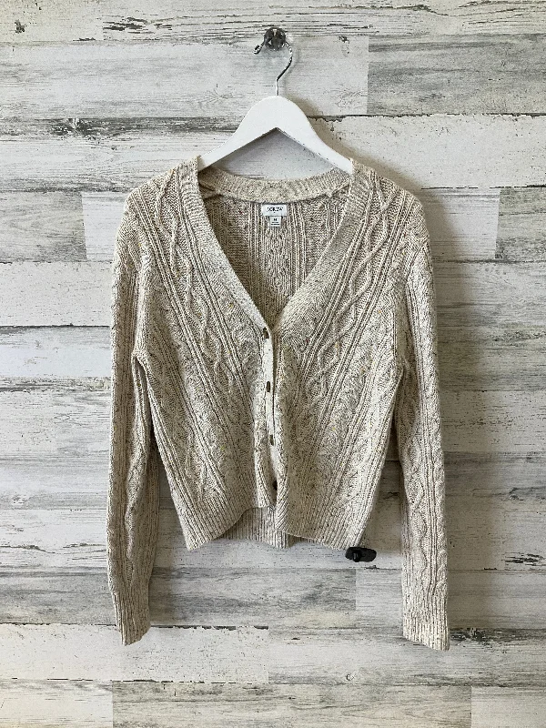 Sweater Cardigan By J. Crew In Beige, Size: M