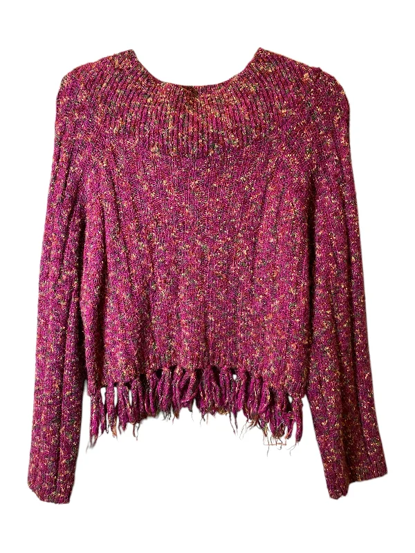 Sweater By Carole Little In Mauve, Size: M