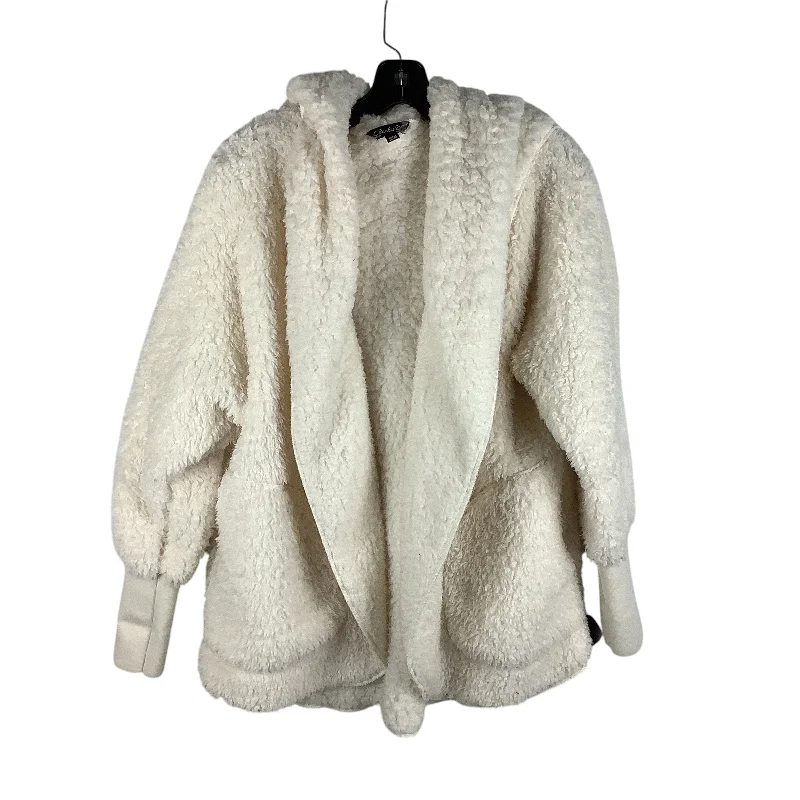 Sweater Cardigan By Charlie B In Cream, Size: M