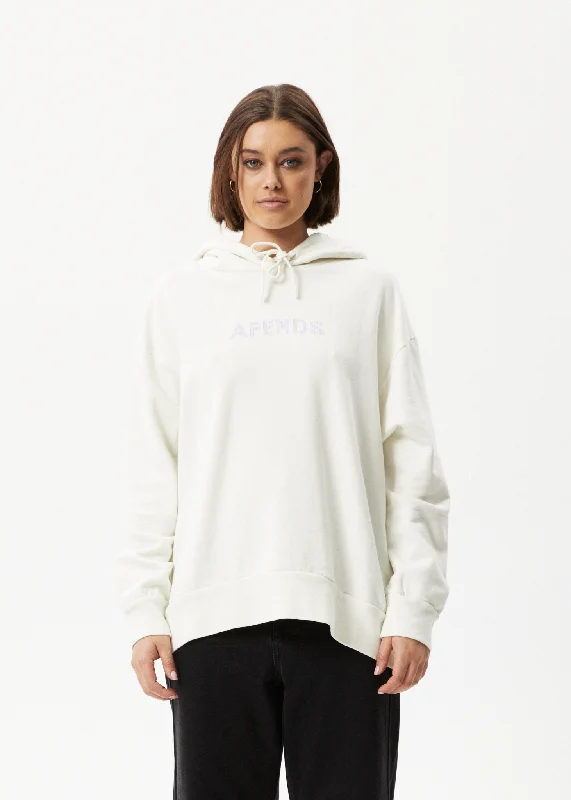 AFENDS Womens Dua - Hoodie - Off White