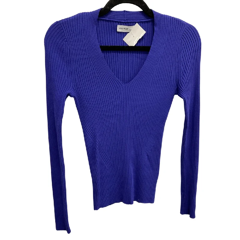 Sweater By Nine West In Purple, Size: S