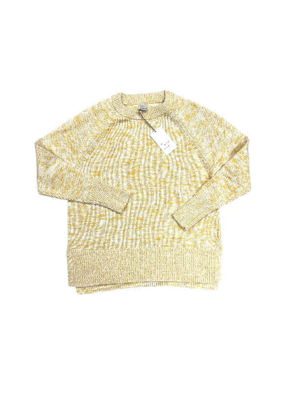 Sweater By A New Day In White & Yellow, Size: Xs