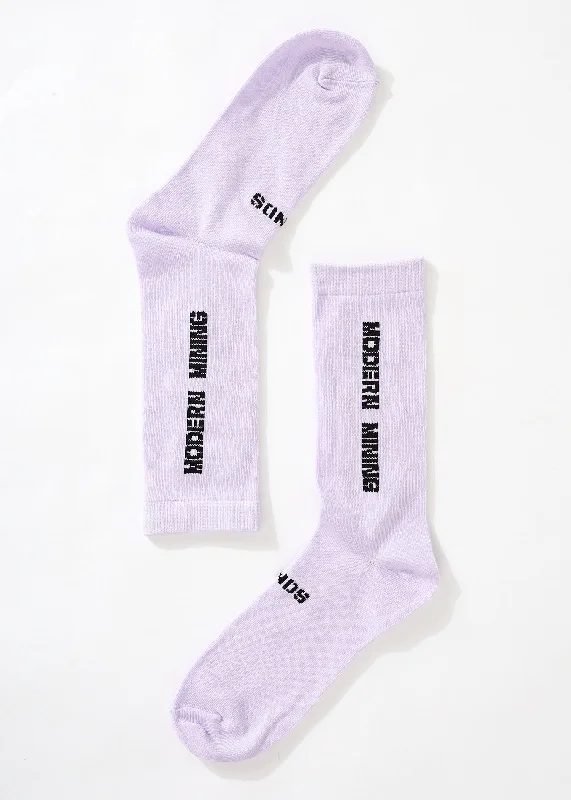 AFENDS Unisex Crypto - Crew Socks - Tulip