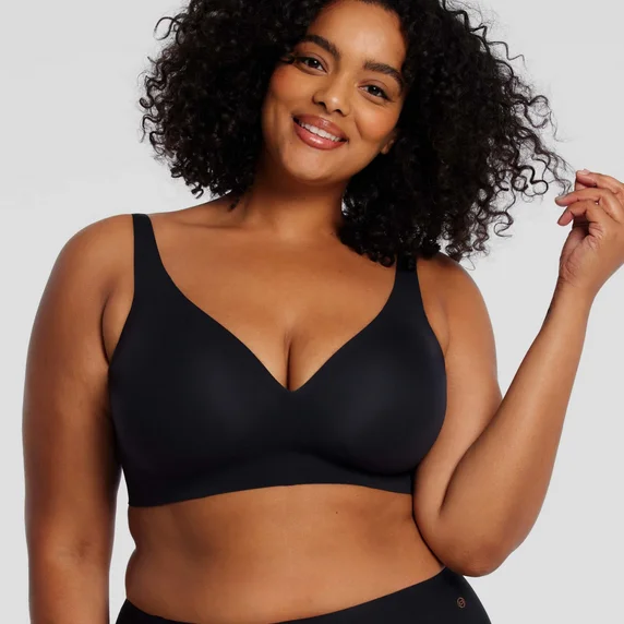 Starlette Plunge  Wirefree Bra Black