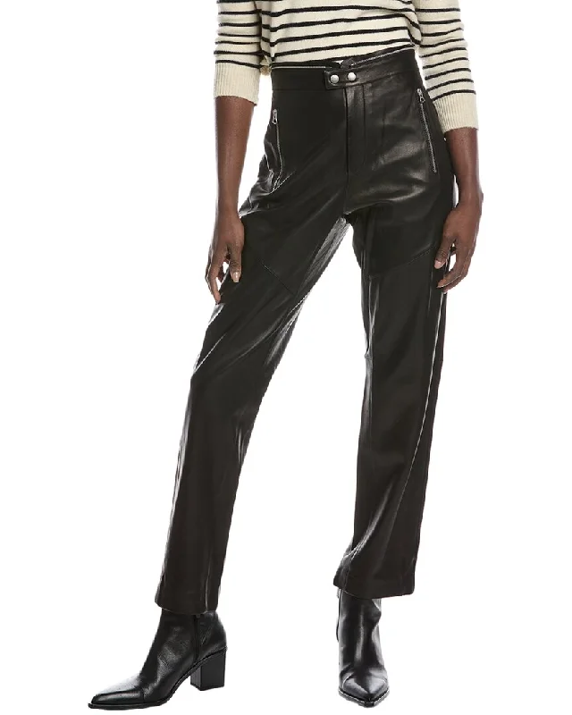 rag & bone Sedona Leather Moto Pant