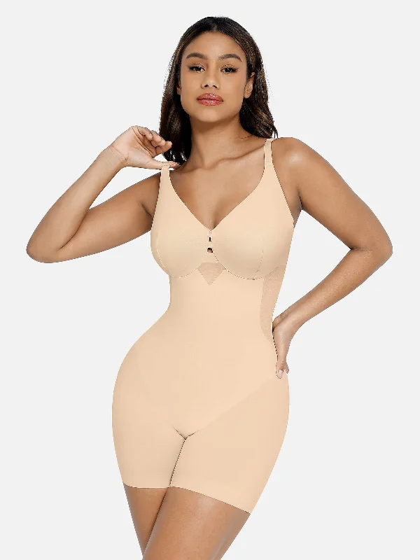 Feelingirl Seamless Thigh Control Breast Lift Shapewear