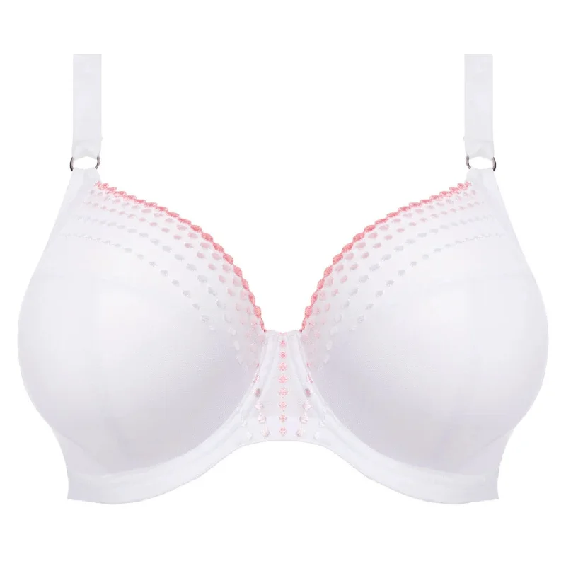 ELOMI MATILDA PLUNGE BRA - WHITE