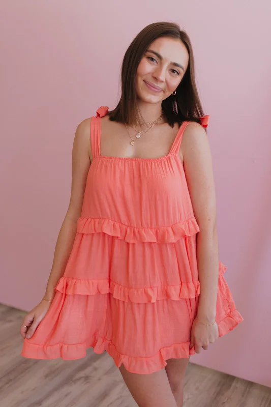 Charming Moment Tiered Ruffle Mini Dress