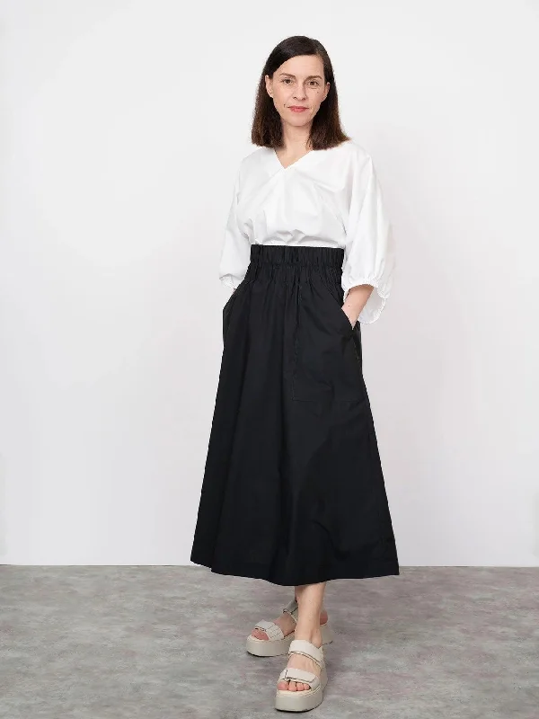 The Assembly Line Elastic Waist Maxi Skirt