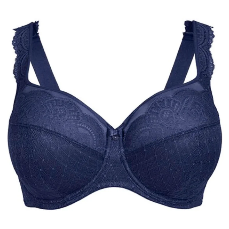 ROSA FAIA SELMA UNDERWIRED FULL CUP BRA - PATRIOT BLUE