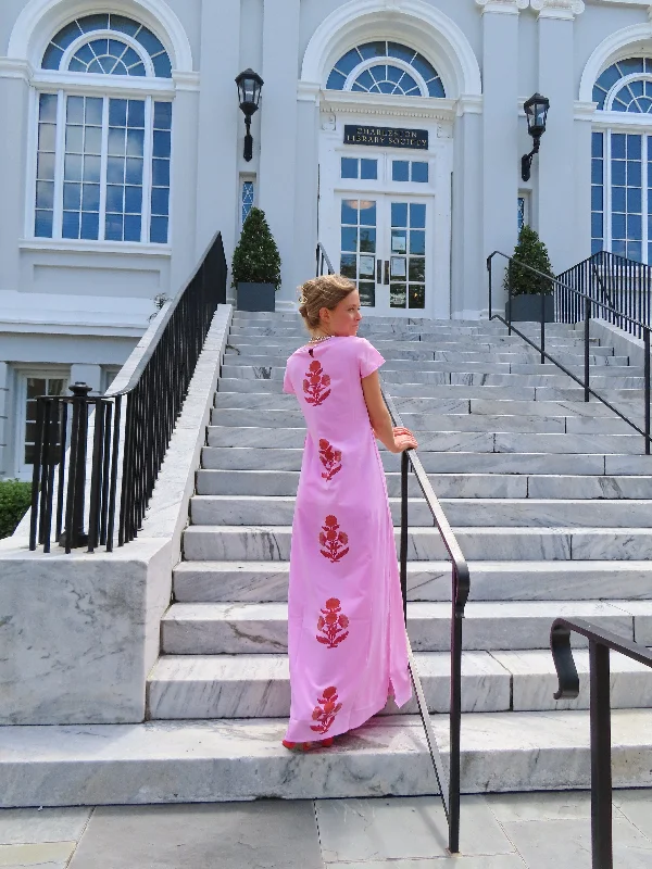 Anne Maxi Dress Pink Milos