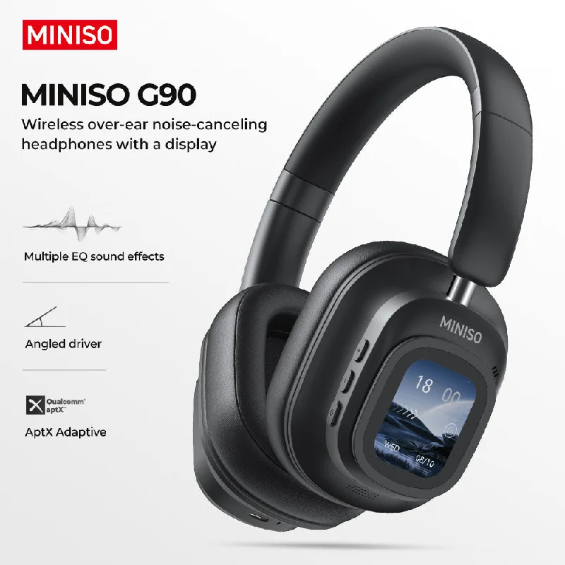 MINISO G90 Bluetooth Headphones with Touch Screen