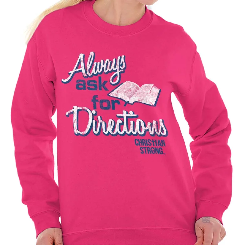 Always Ask Crewneck Sweatshirt