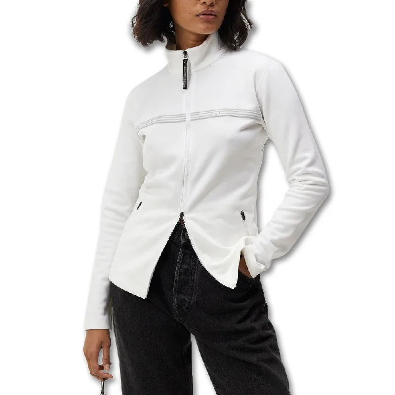 J.Lindeberg Promenade Mid Layer Golf Pullover White - FW23 Women