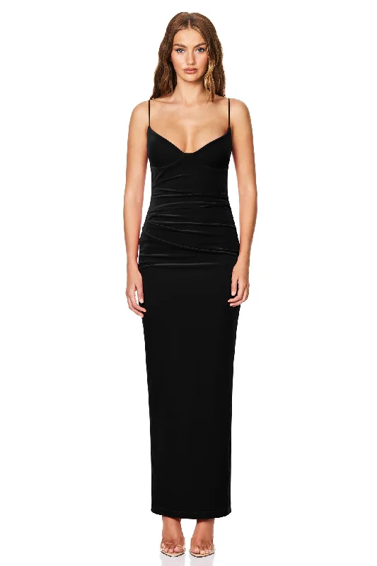 Nookie Mystery Maxi Dress - Black