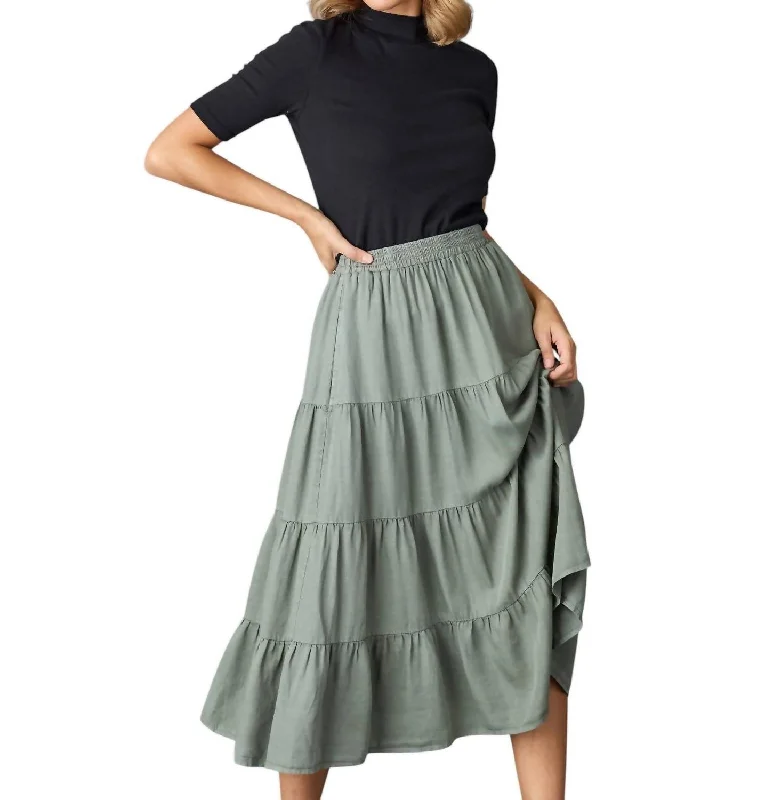 Jane Skirt In Sage