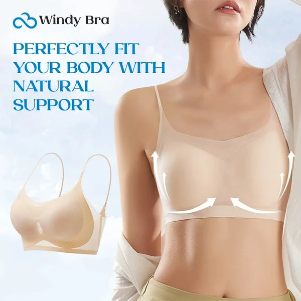 WindyBra - LAST DAY 70% OFF - Summer seamless ultra-thin plus size ice silk comfort bra