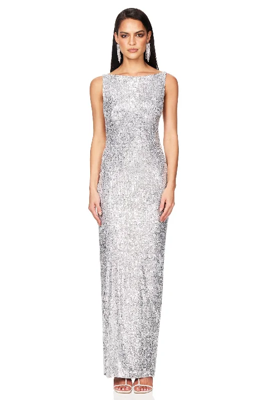 Nookie Lumina Gown - Silver