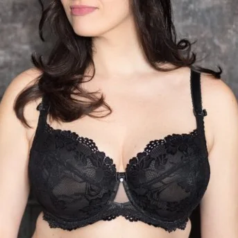 BM Lace Tulip Balconette Black