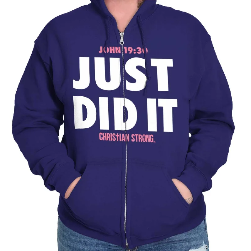 Just did It Zip Hoodie