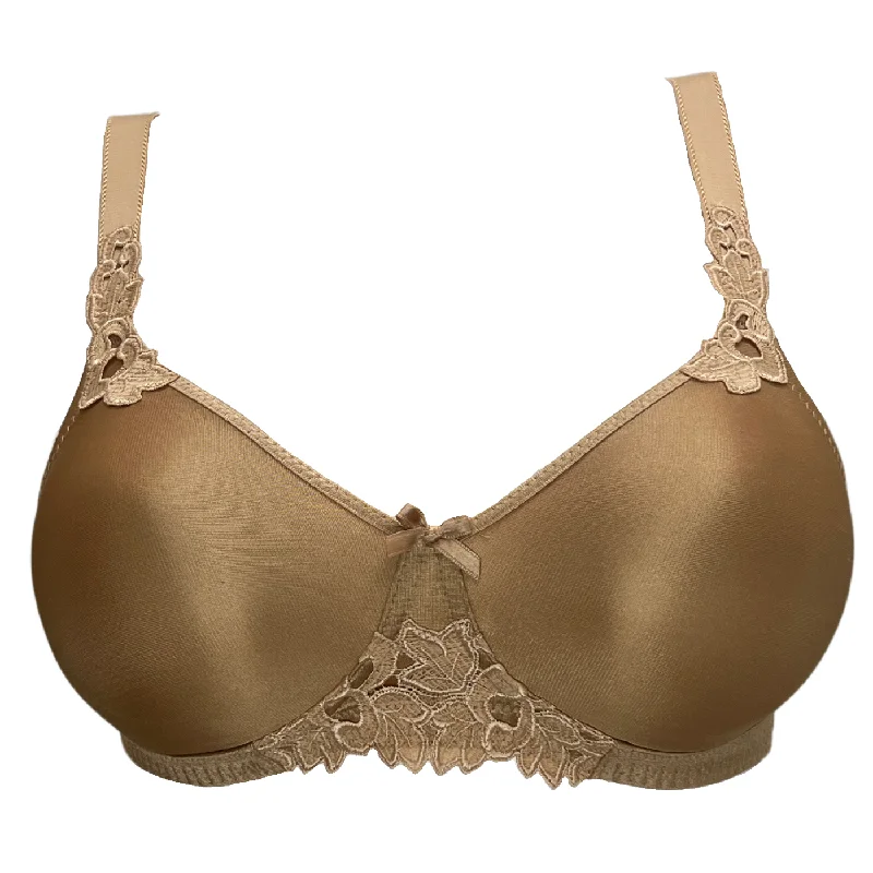 CHANTELLE HEDONA SMOOTH WIRELESS MINIMIZER BRA - SAND