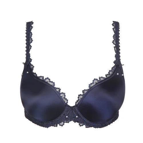 MARIE JO JANE PADDED BRA HEARTSHAPE - VELVET BLUE