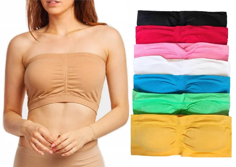 Stretchy Convertible Tube Top Bandeau Bras