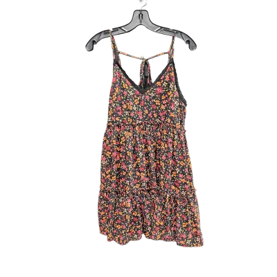 Floral Print Dress Casual Short Cmc, Size L