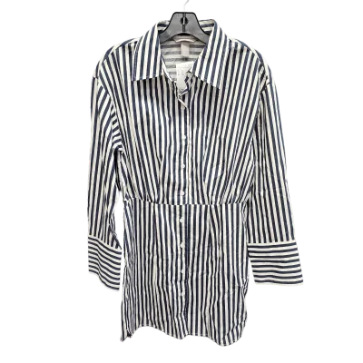 Striped Pattern Dress Casual Short H&m, Size S