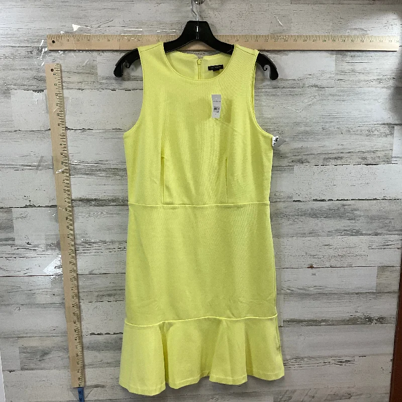 Yellow Dress Work Ann Taylor, Size S