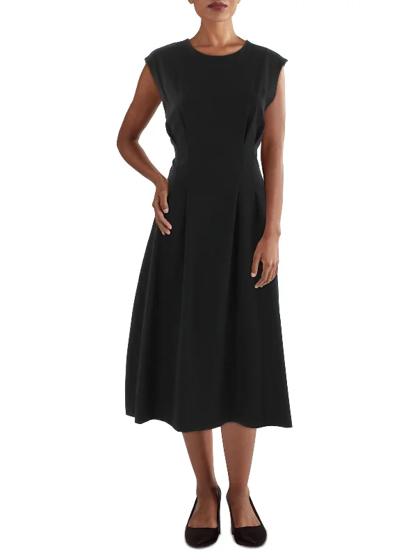 Womens Office Midi Wear To Work Dress