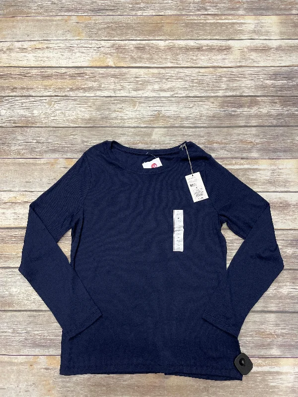 Top Long Sleeve By A New Day In Navy, Size: Xl