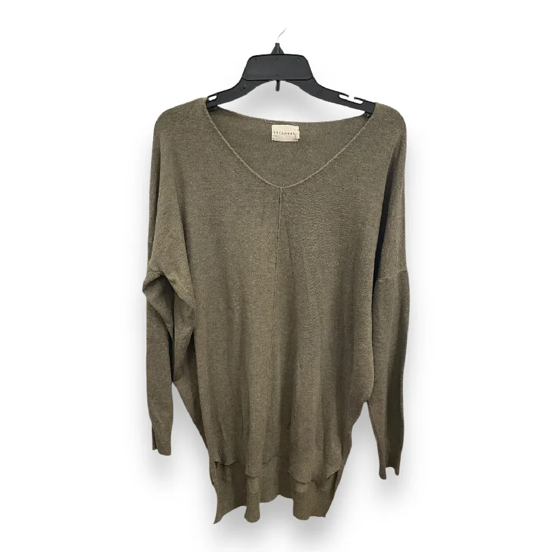 Top Long Sleeve By Dreamers In Green, Size: M