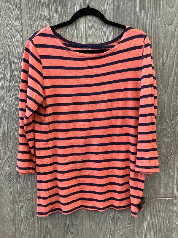 Top Long Sleeve By Old Navy In Striped Pattern, Size: M