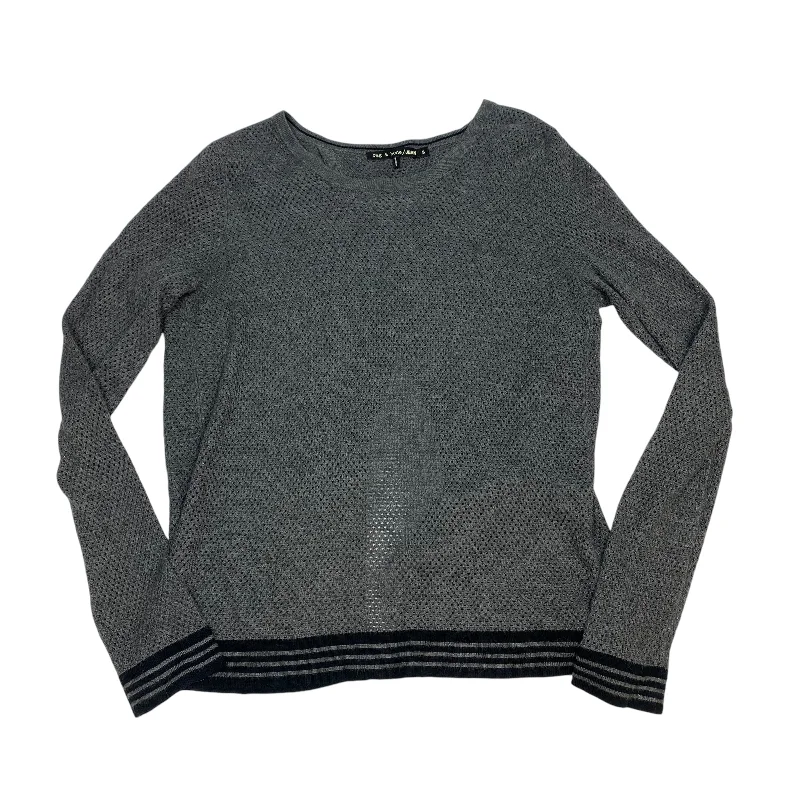 Top Long Sleeve By Rag & Bone Jeans In Grey, Size: S