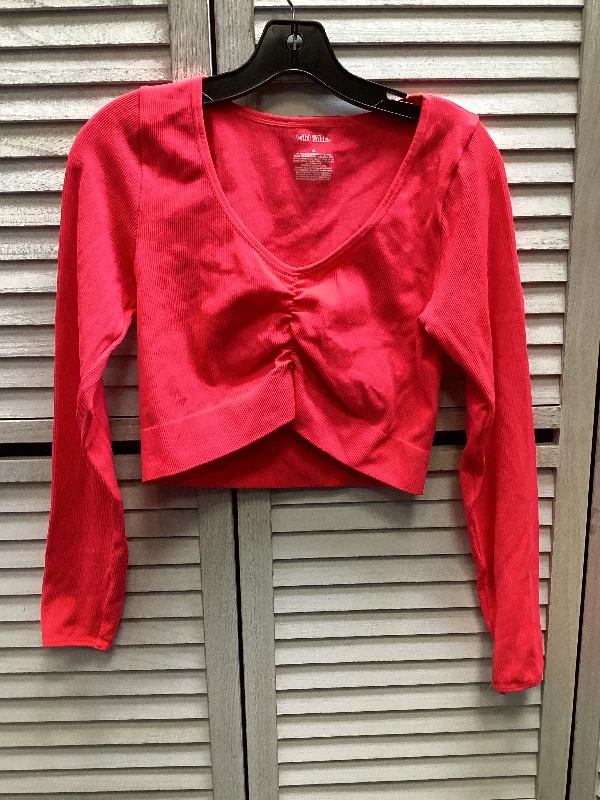 Top Long Sleeve By Wild Fable In Pink, Size: Xl