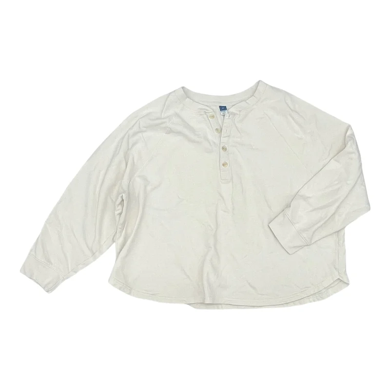 Top Ls By Old Navy In White, Size:2X