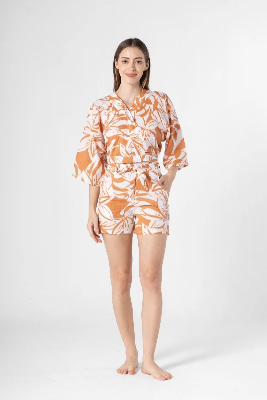 Floral Printed Co-ords Set with Shorts